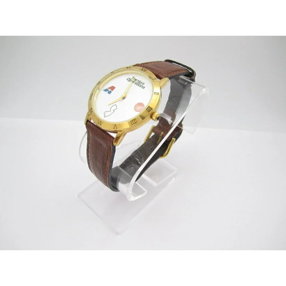 Men Trenton Operation New Jersey 18K Gold Plating Analog 33mm Dial Watch (G523)‎